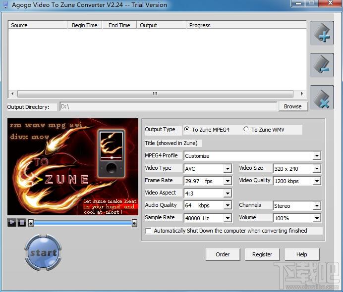 Agogo Video To Zune Converter,Agogo Video To Zune Converter下载,Agogo Video To Zun