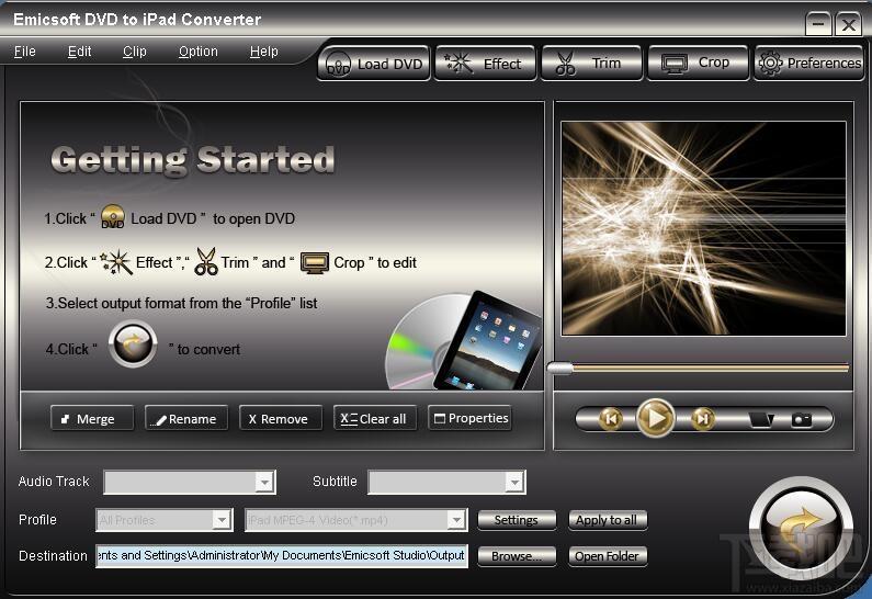 Emicsoft DVD to iPad Converter,dvd视频转ipad视频,视频转换软件